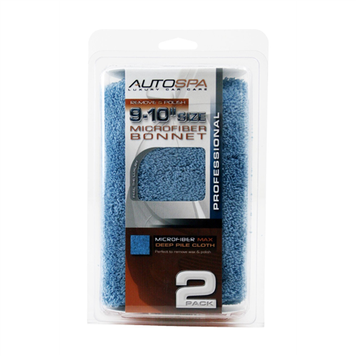 40408AS Carrand 9-10" Microfiber Polishing Bonnet 2Pk