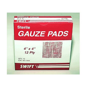 67444 Chaos Safety Supplies Gauze Pads 4 In. X 4 In. (Pack Of 10)