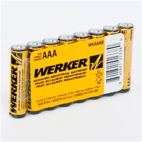 BATAAA4PK Chaos Safety Supplies Werker Aaa Alkaline Batteries 4Pk