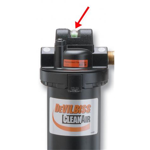 190883 Devilbiss Filter Change Indicator Kit (W/Cover & Screws)