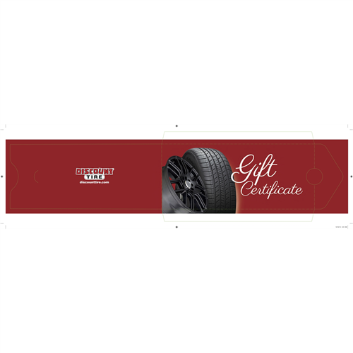 98367 Gift Certificate Envelopes Discount Tire 25Pk