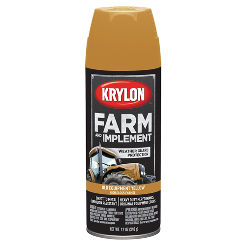 1953 Krylon Krylon Farm/Implement; Old Cat Yellow; 12 Oz.