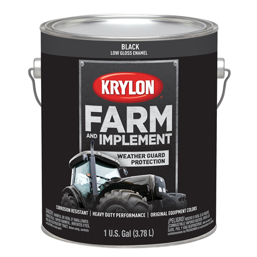 1965 Krylon Low Gloss Black 128 Oz. Gal