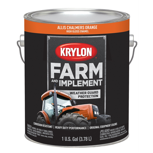 1971 Krylon Allis Chalmers Orange 128 Oz. Gal