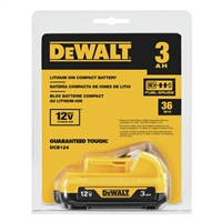 DCB124 Dewalt 3.0 Ah 12V Battery