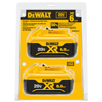 DCB206-2 Dewalt 20V Max 6.0 Ah Li-Ion Battery 2Pk