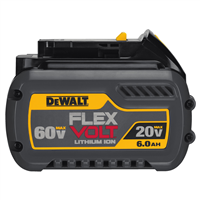 DCB606 Dewalt Flexvolt 20/60V 6.0 Ah Battery Pk
