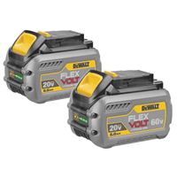 DCB606-2 Dewalt Flexvolt 20/60V Max Battery 6.0Ah 2Pk Duel