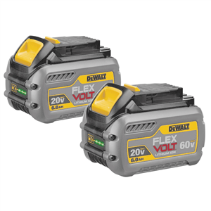 DCB606-2 Dewalt Flexvolt 20/60V Max Battery 6.0Ah 2Pk Duel
