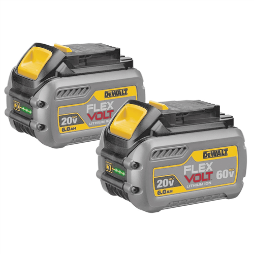 DCB606-2 Dewalt Flexvolt 20/60V Max Battery 6.0Ah 2Pk Duel