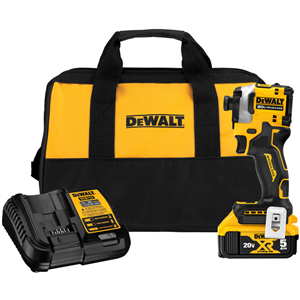 DCF850P1 Dewalt 20V Max 3 Speed 1/4" Impact Driver Kit