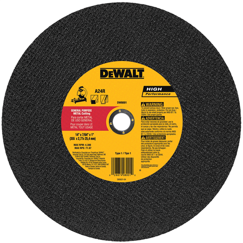 DW8001 Dewalt Wheel-Chop Saw 14"