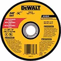 DW8725 Dewalt 6" X .040" X 7/8" A60T Metal Thin