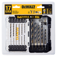 DWAH1117 Dewalt Dewalt 17Pc Black & Gold Hex Shank Drill Bit Set (Dwah1117)