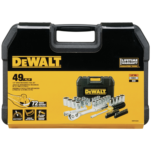 DWMT75049 Dewalt 192Pc Dewalt Mechanics Handtool Set