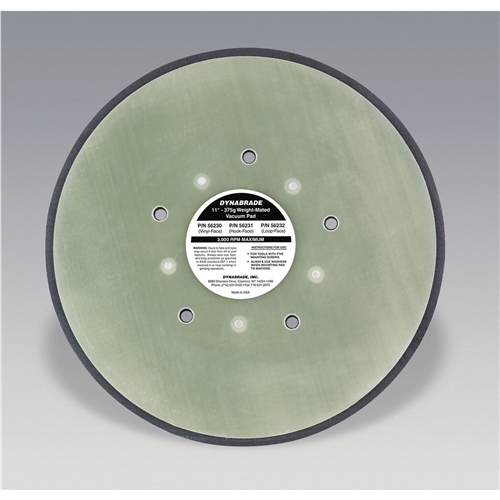 56231 Dynabrade 11" Backpadvac/Non-Vac Med