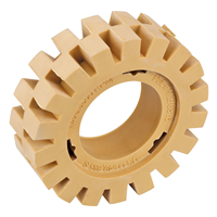 92240 Dynabrade 4" (102 Mm) Dia. X 1-1/4" (32 Mm) Wide Beige Rubber Eraser Wheel