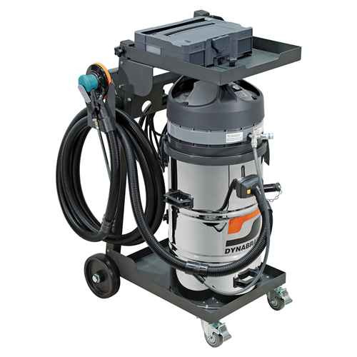 M1015SP Dynabrade Automotive Mega-Raptor Vac&Reg;Pro Pack Vacuum System: Vacuum Kit W/6" Spirit Ros & Cart, M-Class, 120V/60Hz, 15 Amp, 20 Gal.
