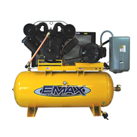 EP25H120V3 Emax Compressor Compressor 25 Hp 2 Stg 3 Phase Horz 120 Gal