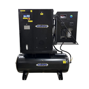 ERIK010001 Emax Emax 10Hp 1Ph Industrial Rotary Screw Compressor-120 Gal Tank Mount W/Air Dryer