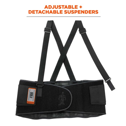 11382 Ergodyne 100 S Black Back Support