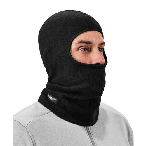 16821 Ergodyne 6821 Black Fleece Balaclava Face Mask