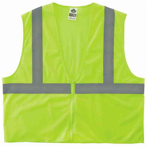 20999 Ergodyne 8205Z 4Xl/5Xl Lime Type R Class 2 Super Mesh Vest