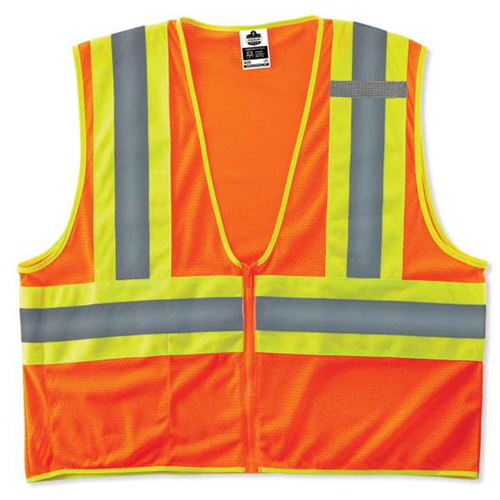 21305 Ergodyne 8229Z L/Xl Orange Type R Class 2 Two-Tone Vest