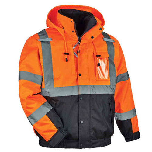 25589 Ergodyne 8381 5Xl Orange Type R Class 3 3-In-1 Bomber Jacket