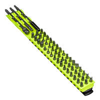 13" 54 Tool Magnetic Bit Bar - Black/Hi-Viz