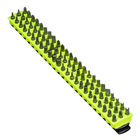 13" 72 Tool Magnetic Bit Bar - Black/Hi-Viz