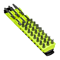 8" 30 Tool Magnetic Bit Buddy - Black/Hi-Viz