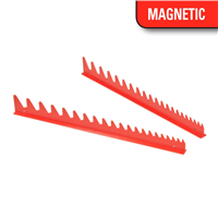 20 Tool Wrench Rail Set  w/ Magnetic Backing - Red
