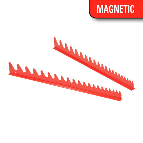 20 Tool Wrench Rail Set  w/ Magnetic Backing - Red