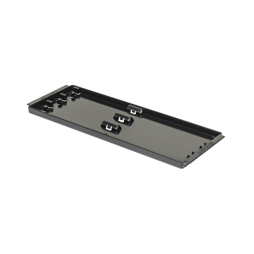 8432 Ernst Mfg. 3 Rail Socket Boss Tray 13", Black