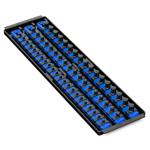 8451 Ernst Mfg. 3 Rail Twist Lock Socket Boss 18", Blue - 1/4", 3/8" & 1/2"