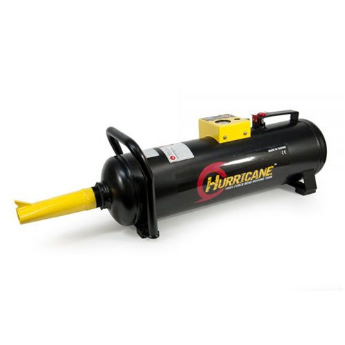 20387 Esco 5 Gallon "Hurricane Cat 5" Aluminum Push Button Bead Seater