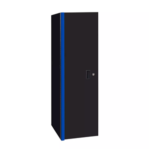 RX243003SLBKBL Extreme Tools Rx Series 24"W X 30"D 3 Drawer And 3 Shelf Side Locker Black With Blue Handles