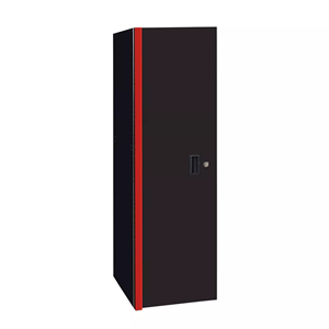 RX243003SLBKRD Extreme Tools Rx Series 24"W X 30"D 3 Drawer And 3 Shelf Side Locker Black With Red Handles