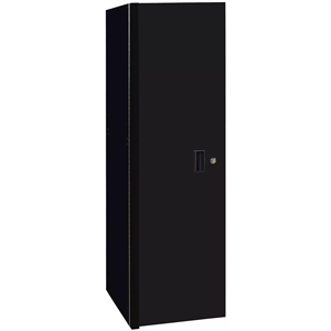 RX243003SLMBBK Extreme Tools Rx Series 24"W X 30"D 3 Drawer And 3 Shelf Side Locker Matte Black With Black Handles