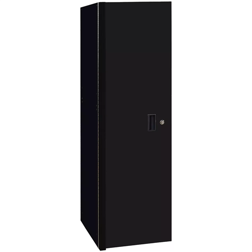 RX243003SLMBBK Extreme Tools Rx Series 24"W X 30"D 3 Drawer And 3 Shelf Side Locker Matte Black With Black Handles