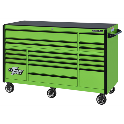 RX723019RCGNBK-250 Extreme Tools Tpl Bank Roller Green, Black-Drawer