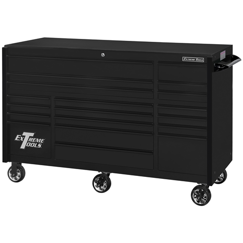 RX723019RCMBBK-250 Extreme Tools Tpl Bank Roller Matte Black-Drawer