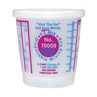 70008 E-Z Mix 1/2 Pint Disposable Mixing Cups 100/Box