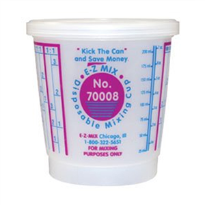 70008 E-Z Mix 1/2 Pint Disposable Mixing Cups 100/Box