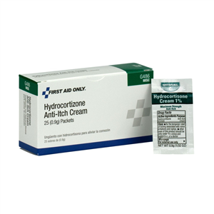 G486 First Aid Only Hydrocortisone Cream 25/Box