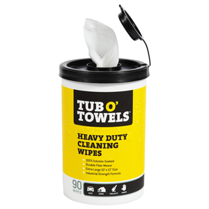 Tub O' Towels Heavy Duty Cleaning Wipes, 90 count
