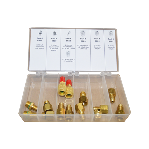 6072YF Fjc R1234Yf Adapter Assortment
