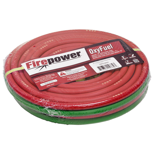 1412-0021 Firepower 1/4 In. X 25 Ft. Twin - Line Welding Hose