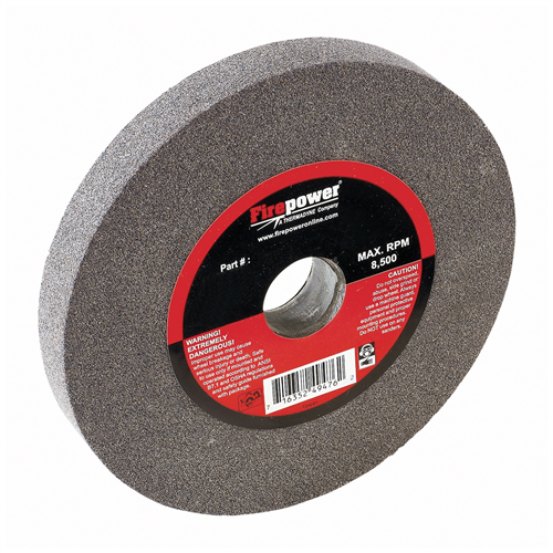 1423-2312 Firepower Bench Grinding Wheel, T-1, 6" X 3/4" X 80G